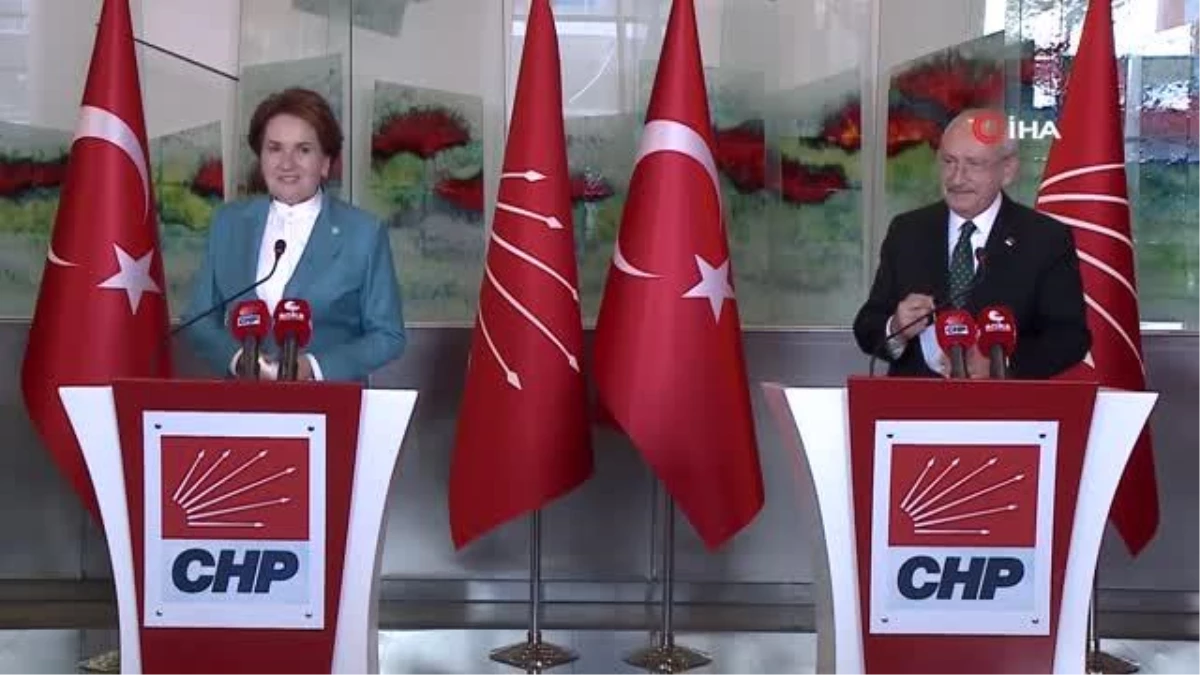 İYİ Parti Lideri Akşener\'den CHP\'ye "parlamenter sistem" ziyareti
