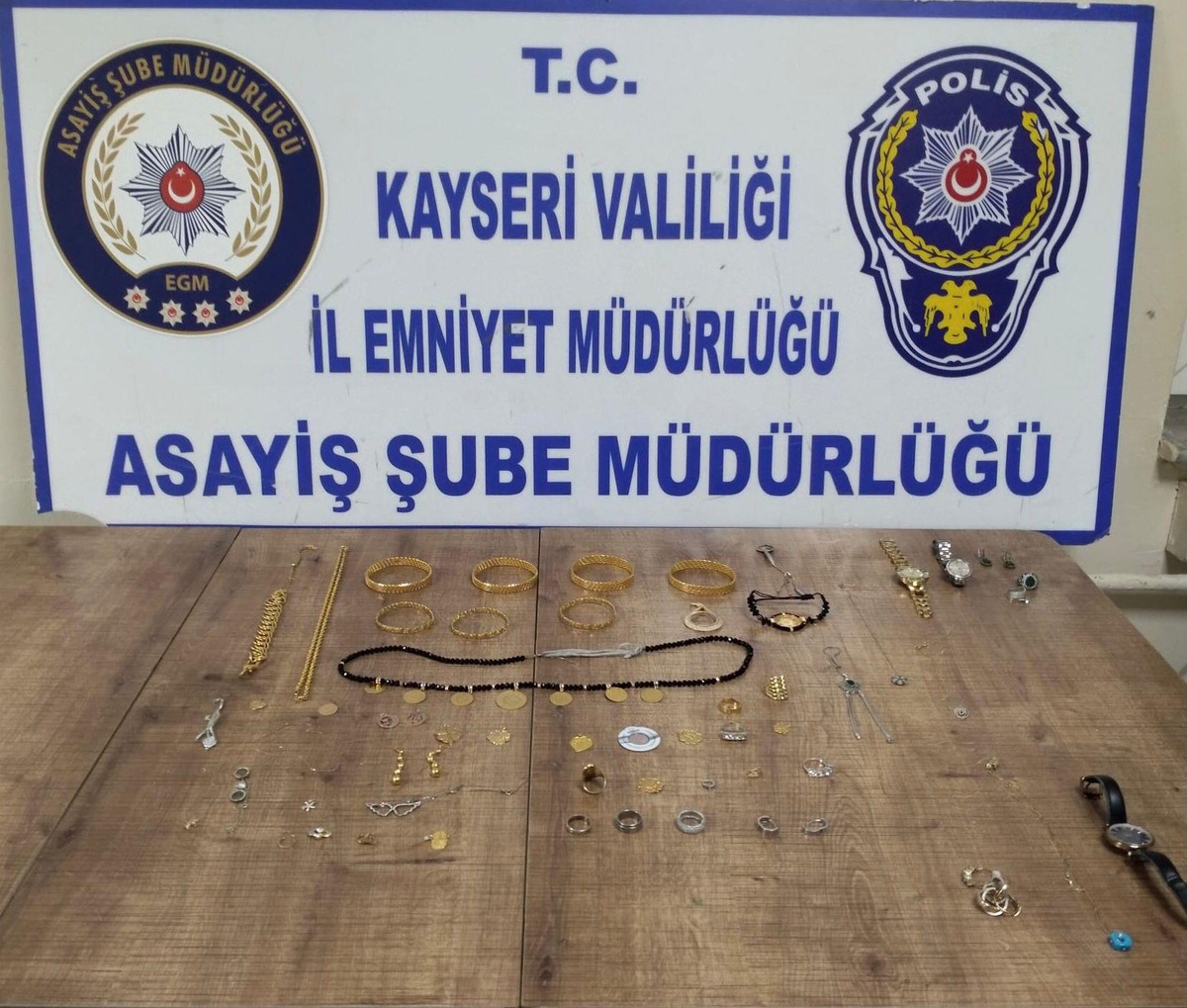Kayseri\'de hırsızlık zanlısı 6 şüpheli yakalandı