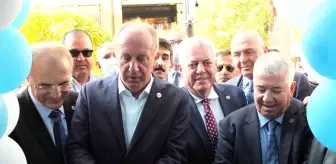 Muharrem İnce, Bandırma'da yarış atına bindi, esnafı gezdi