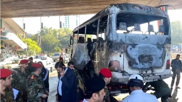 Şam'da askeri araca bombalı saldır: En az 14 ölü