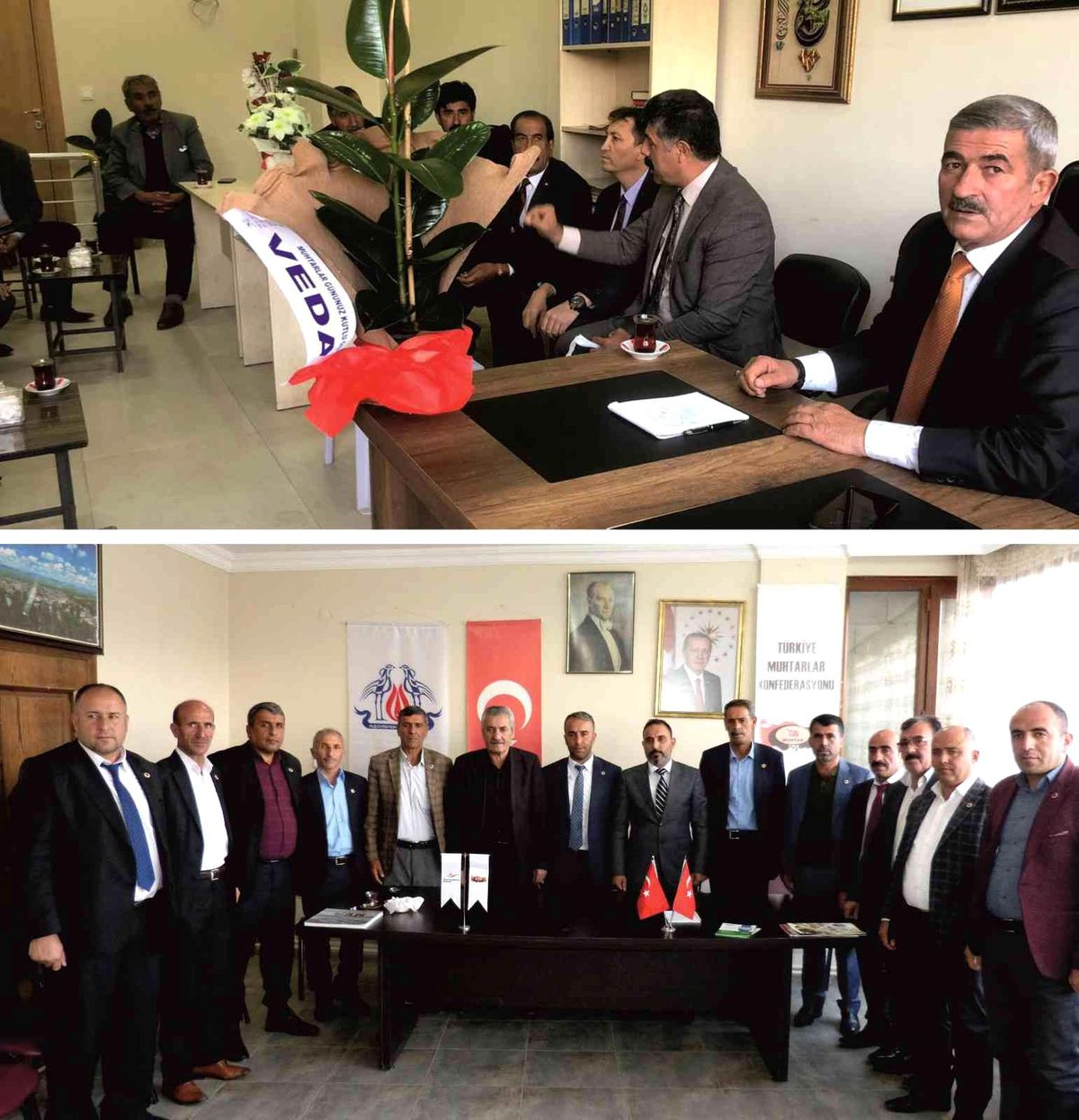 VEDAŞ heyetinden muhtarlara ziyaret