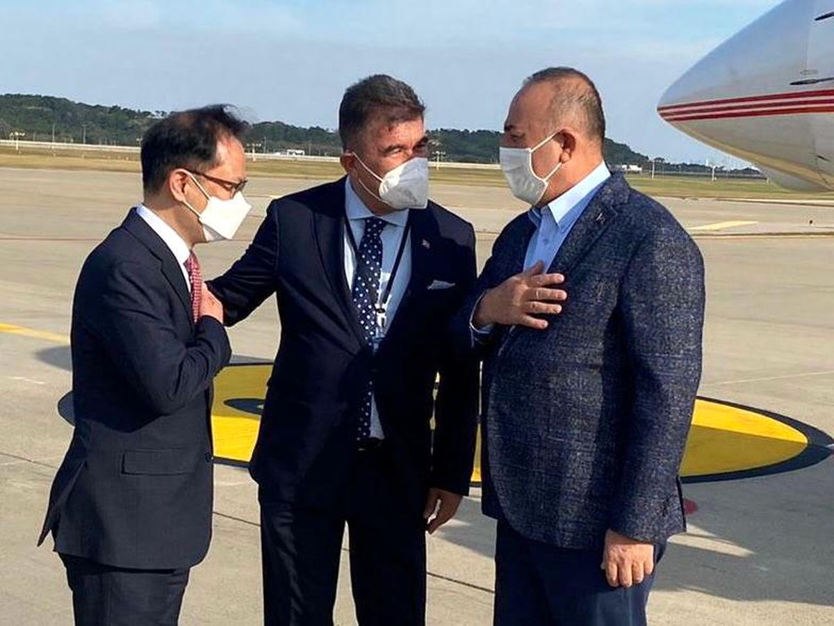 Son dakika... Bakan Çavuşoğlu Güney Kore\'de