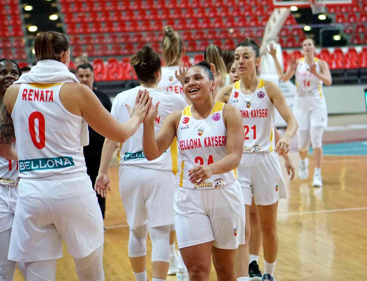 Bellona Kayseri Basketbol ilk galibiyetini aldı