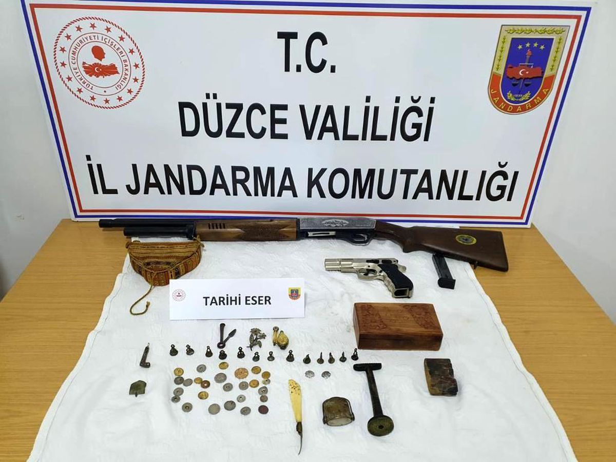 Düzce\'de tarihi eser operasyonu