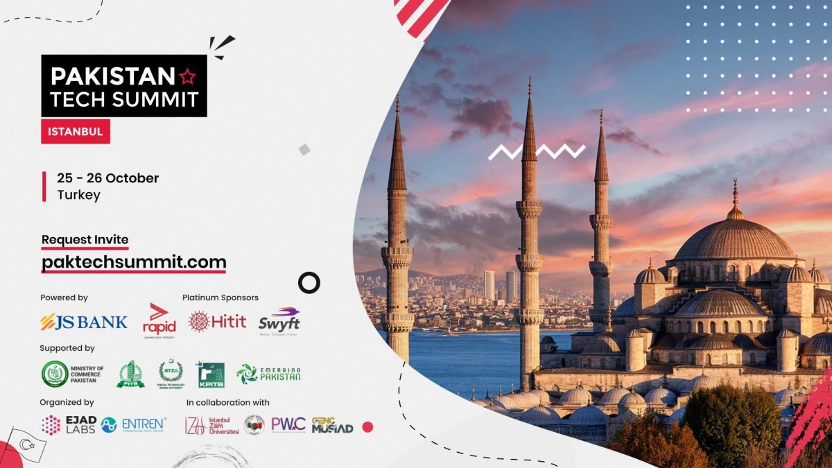 İstanbul 26 Ekim\'de Pakistan Teknoloji Zirvesi\'ne ev sahipliği yapacak