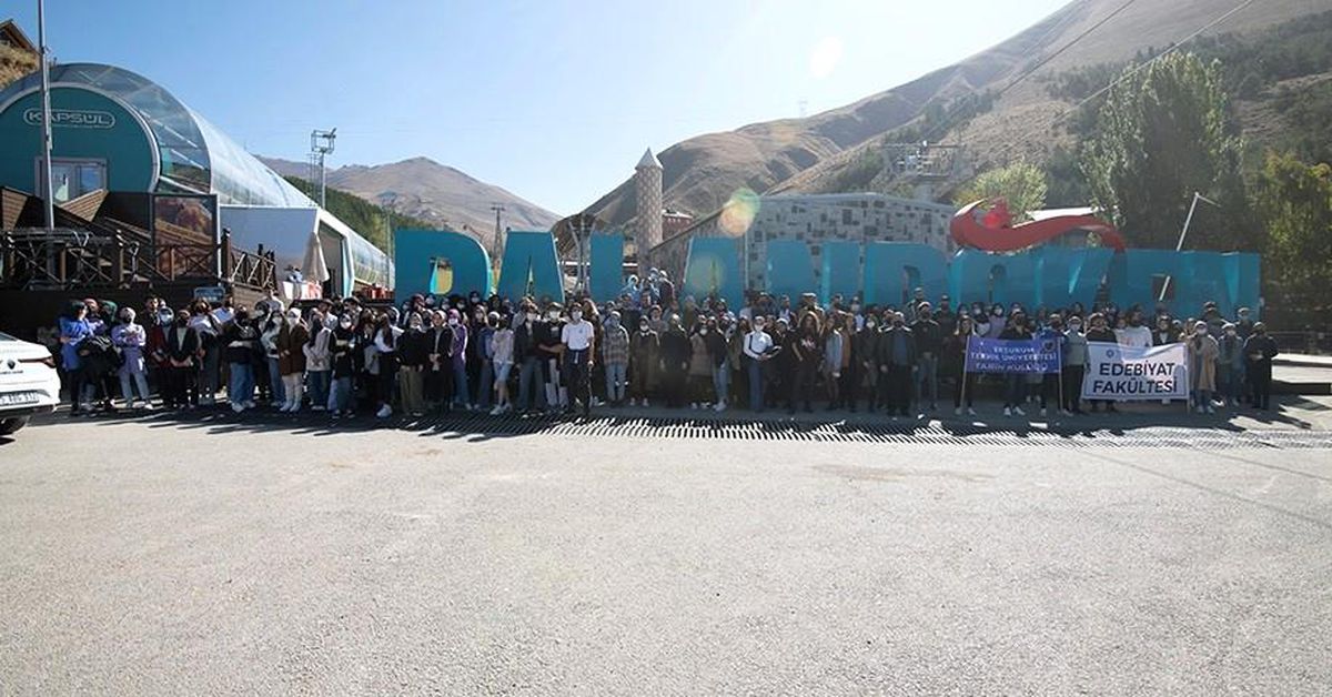 ETÜ\'lü öğrenciler oryantasyon programı kapsamında Palandöken\'i gezdi