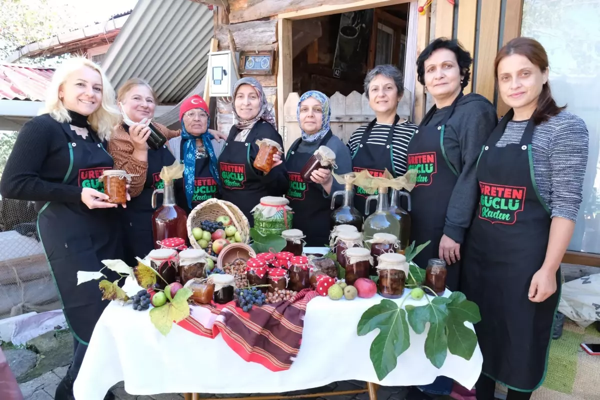 Son dakika haber: Giresun\'da, "Üreten Kadın, Güçlü Kadın" projesiyle kadınlar yöresel ürünler üretiyor