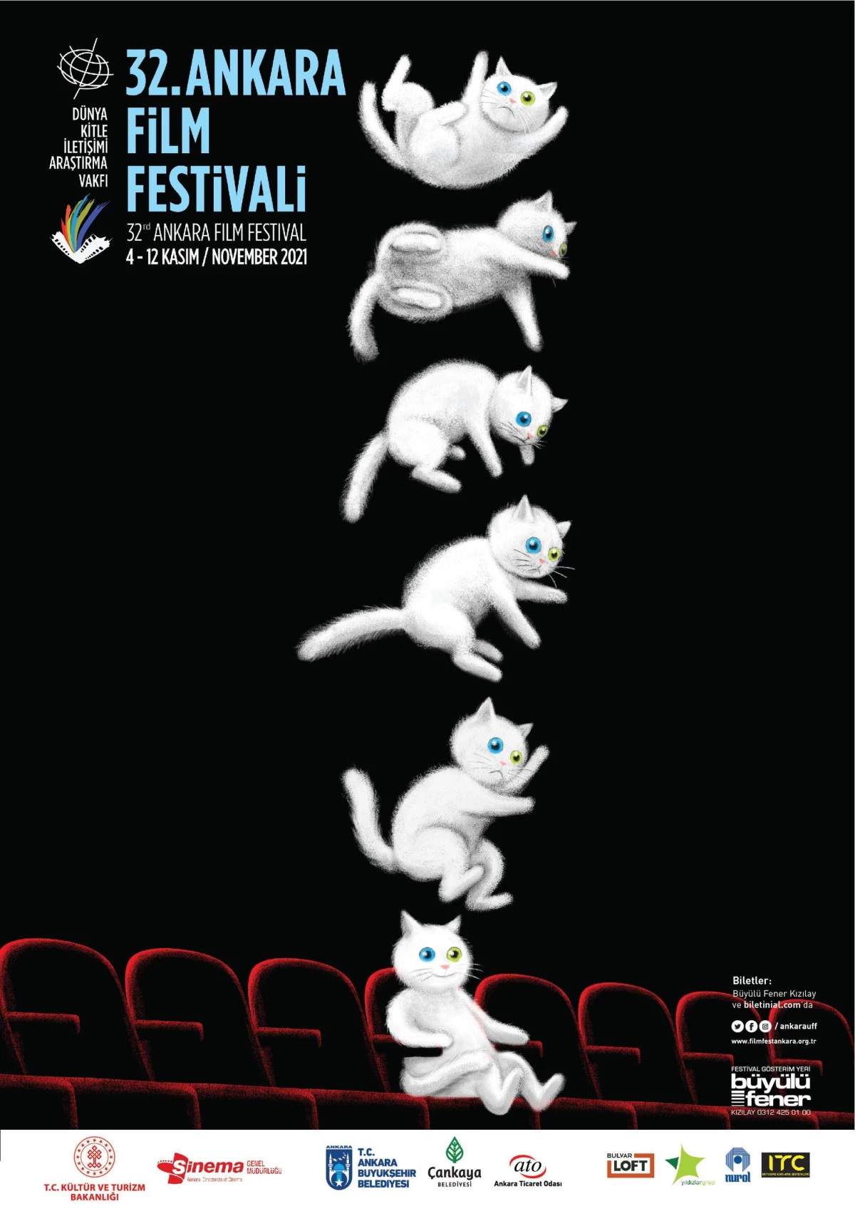 32. Ankara Film Festivali bu yıl afiş tasarımı Necdet Yılmaz\'ın imzasını taşıyor