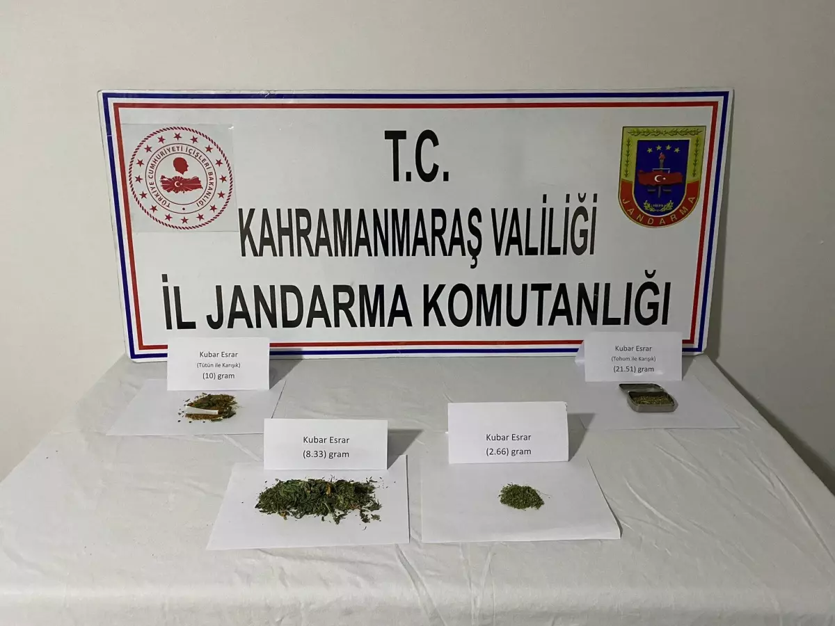 Kahramanmaraş\'ta uyuşturucu operasyonunda bir kişi yakalandı