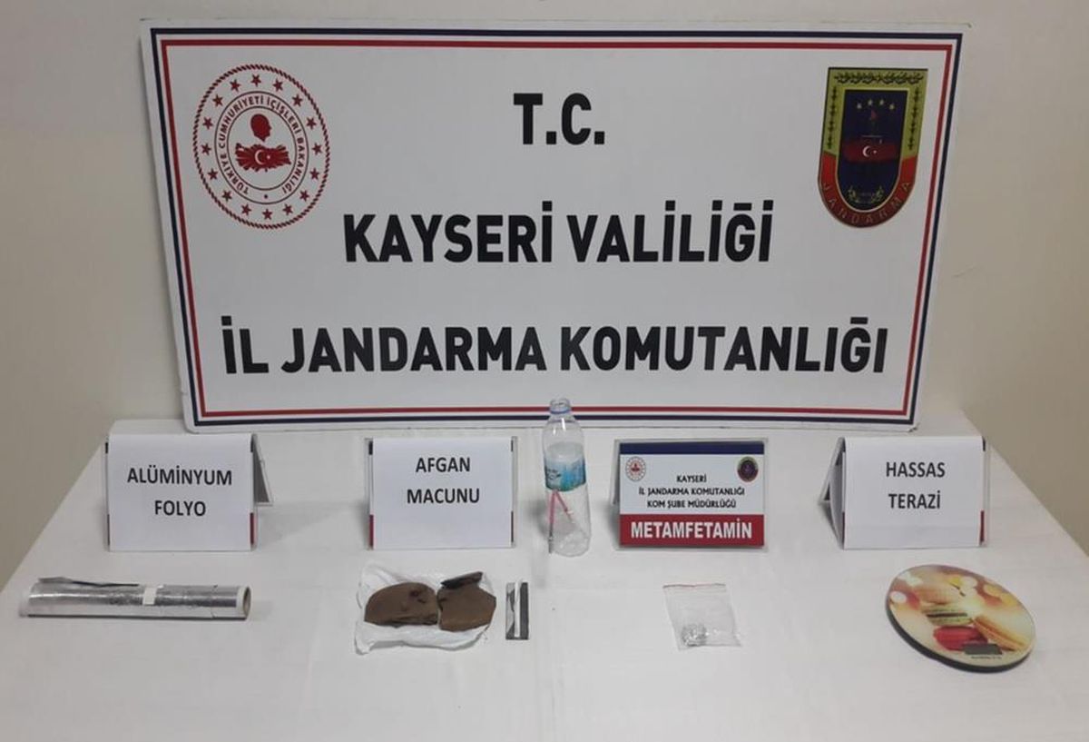 Kayseri\'de uyuşturucu operasyonunda bir şüpheli yakalandı