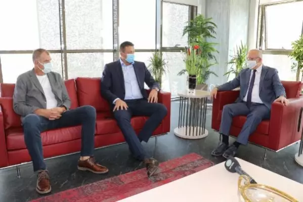 TBF Başkanı Türkoğlu'ndan Cengiz Ergün'e ziyaret