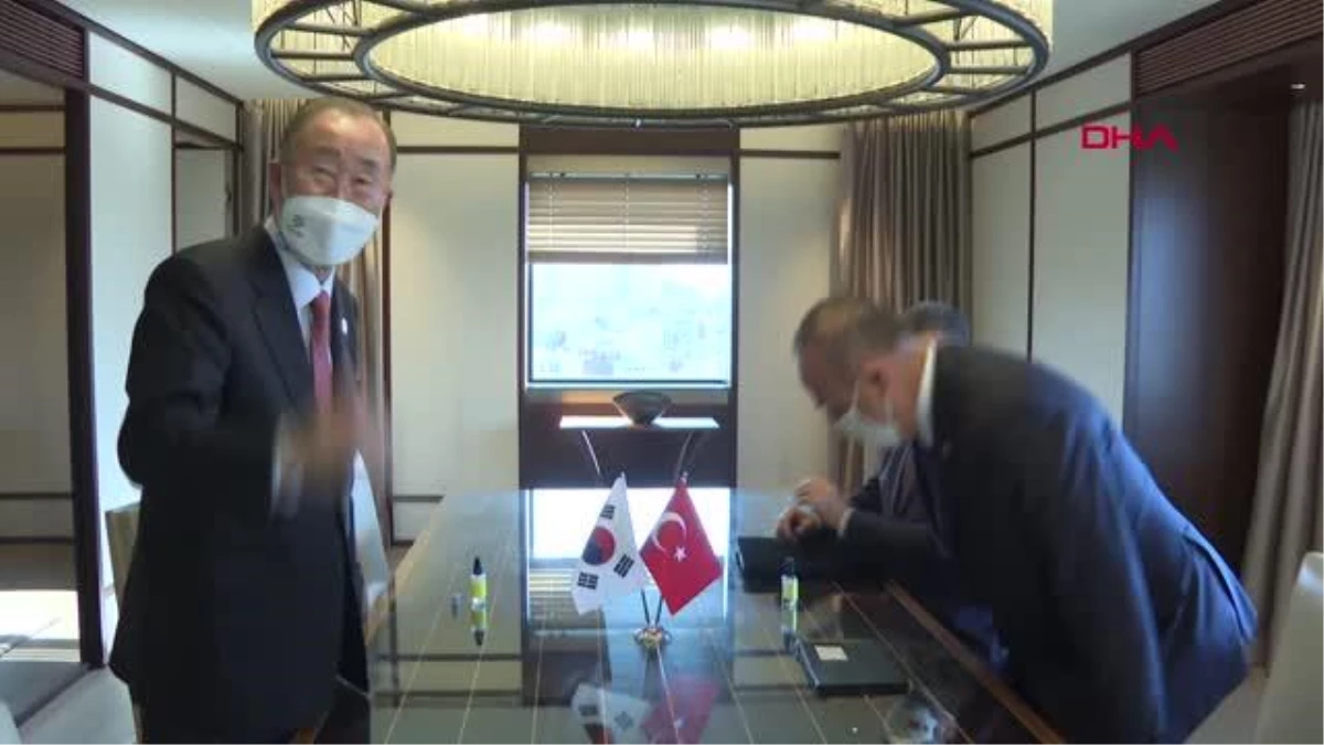 Bakan Çavuşoğlu, BM Eski Genel Sekreteri Ki-Moon ile görüştü