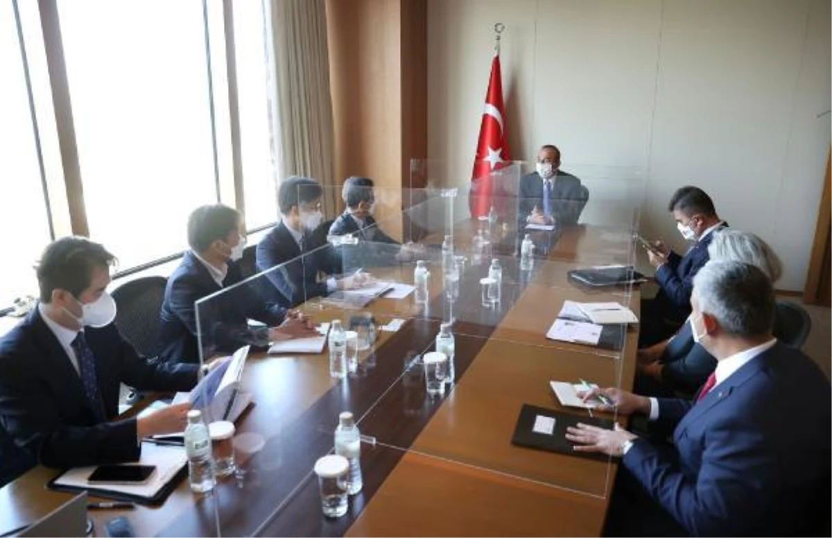 Dışişleri Bakanı Çavuşoğlu, SK E&C ve Daelim şirketlerinin yöneticileri ile görüştü