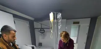 Bilecik'te araç çarpması sonucu yaralanan yavru köpek tedavi altına alındı