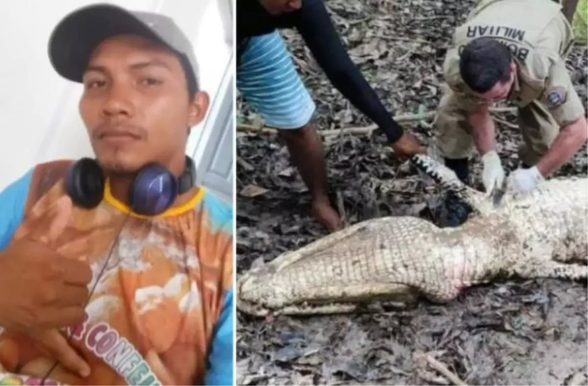 Ava giden balıkçıdan bir daha haber alınamadı! Ceset parçaları nehirdeki timsahın karnında bulundu