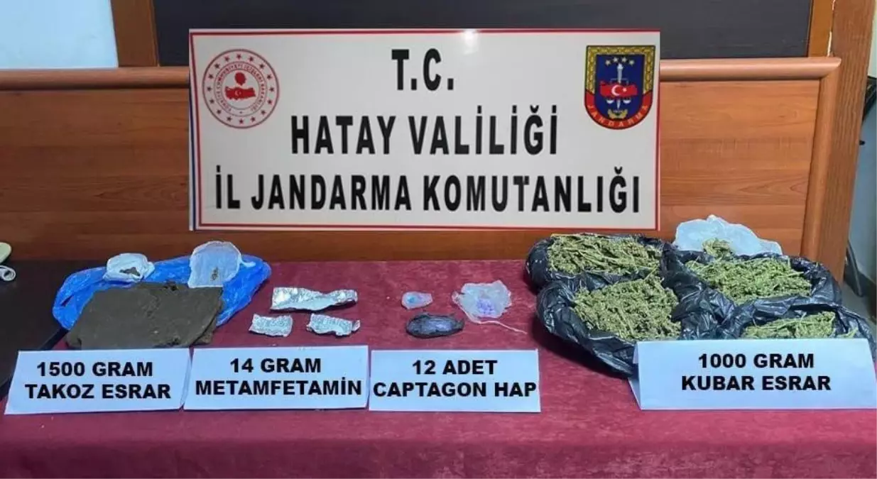 Hatay\'da motosikletinde uyuşturucu bulunan sürücü yakalandı