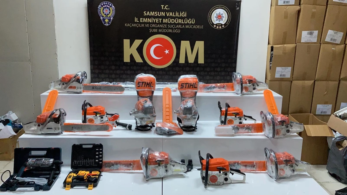 Samsun\'da "faturasız ürün" sattığı iddia edilen kişi gözaltına alındı
