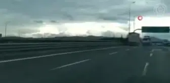 Tırların şerit kavgasına Ankara Emniyet Müdürlüğü'nden ceza