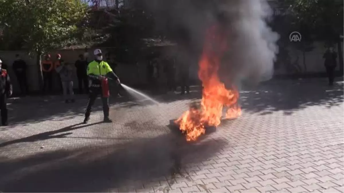 Son dakika haberi! Yozgat Emniyet Müdürlüğü personeli tatbikat yaptı