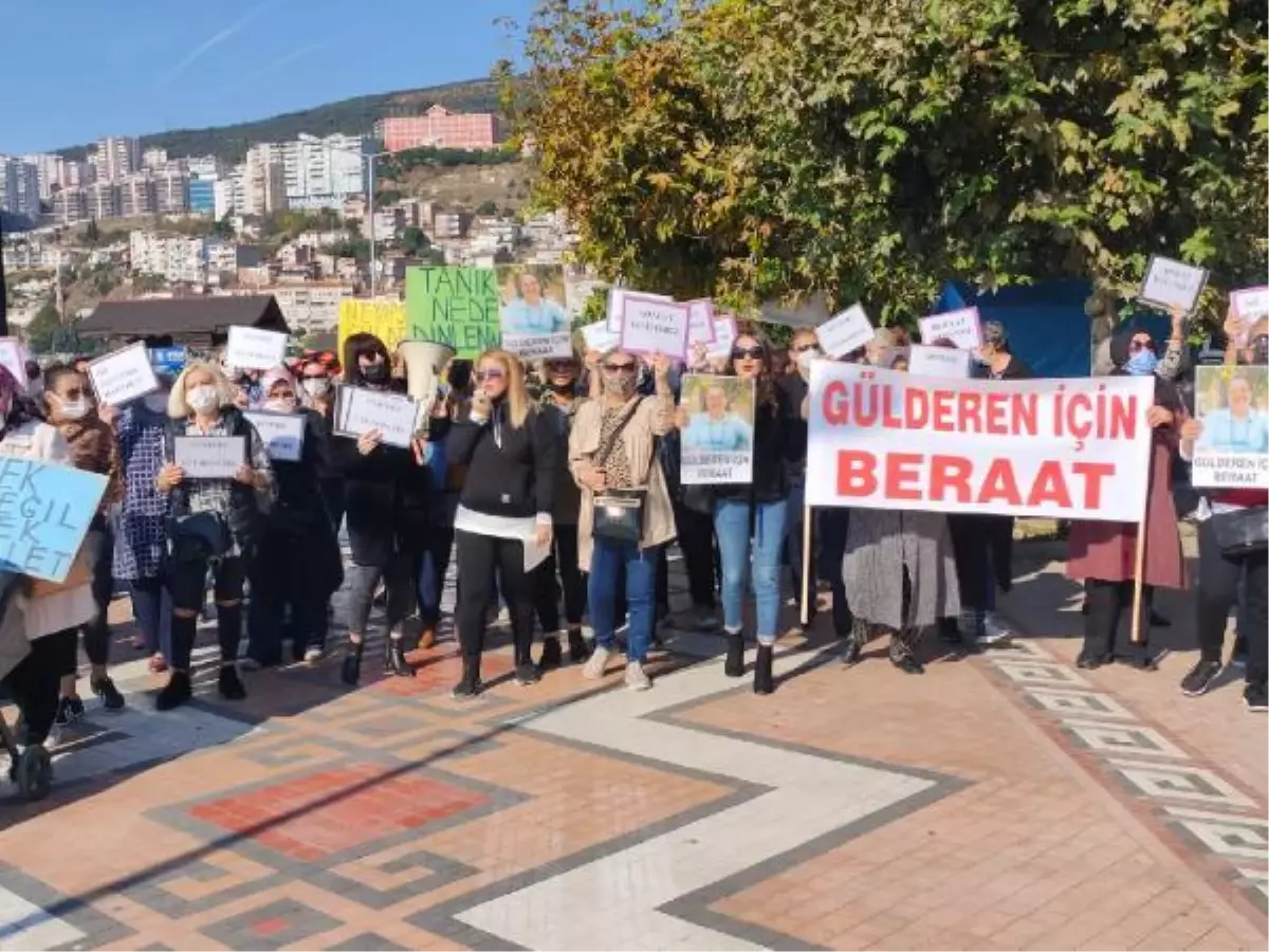 GEMLİK\'TE KADINLAR GÜLDEREN YEŞİLDAĞ İÇİN YÜRÜDÜ