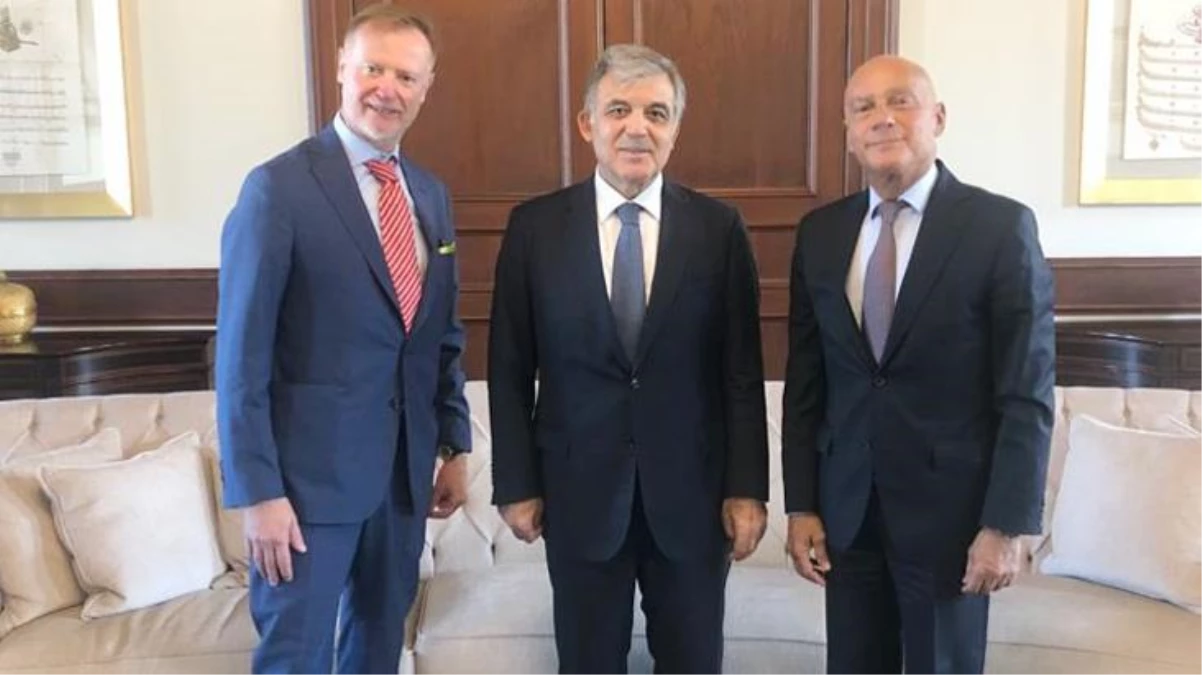 Abdullah Gül, Cumhurbaşkanı Erdoğan\'ın tepki gösterdiği Finlandiya büyükelçisiyle bir araya geldi