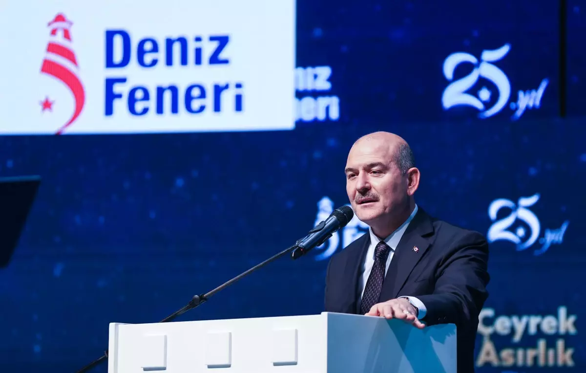 Son dakika gündem: İçişleri Bakanı Soylu, Deniz Feneri Derneğinin gecesinde konuştu Açıklaması