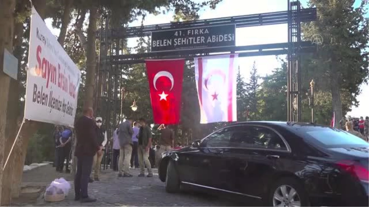 Son dakika! KKTC Cumhurbaşkanı Tatar, 41. Fırka Belen Şehitler Abidesi\'ni ziyaret etti