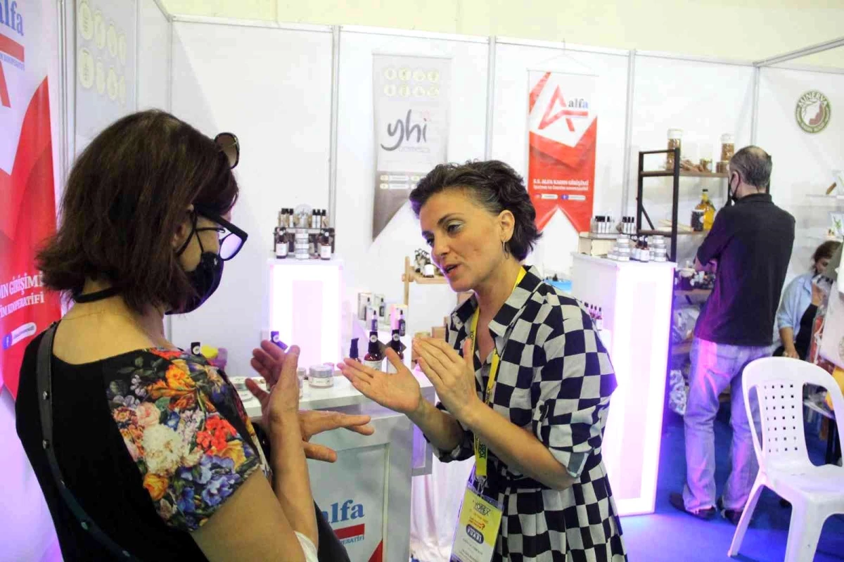 Türkiye\'nin ilk doğal kozmetik üreticisi kadın kooperatifi YÖREX\'te