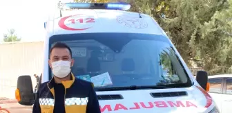 Acil servis personeli çift, Kovid-19 tedbirlerinin önemine dikkat çekti