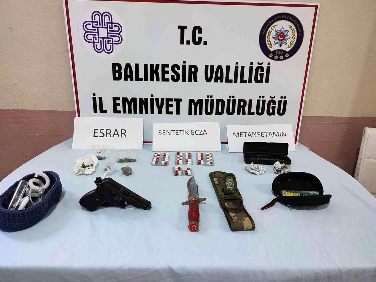 Balıkesir\'de polisten uyuşturucuya geçit yok
