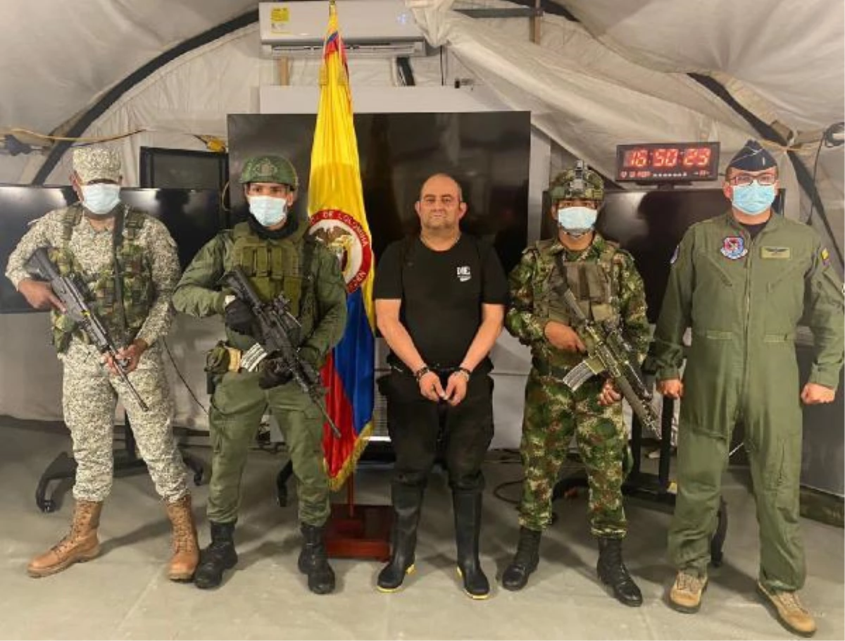 Kolombiya\'nın en çok aranan uyuşturucu baronu Otoniel yakalandı