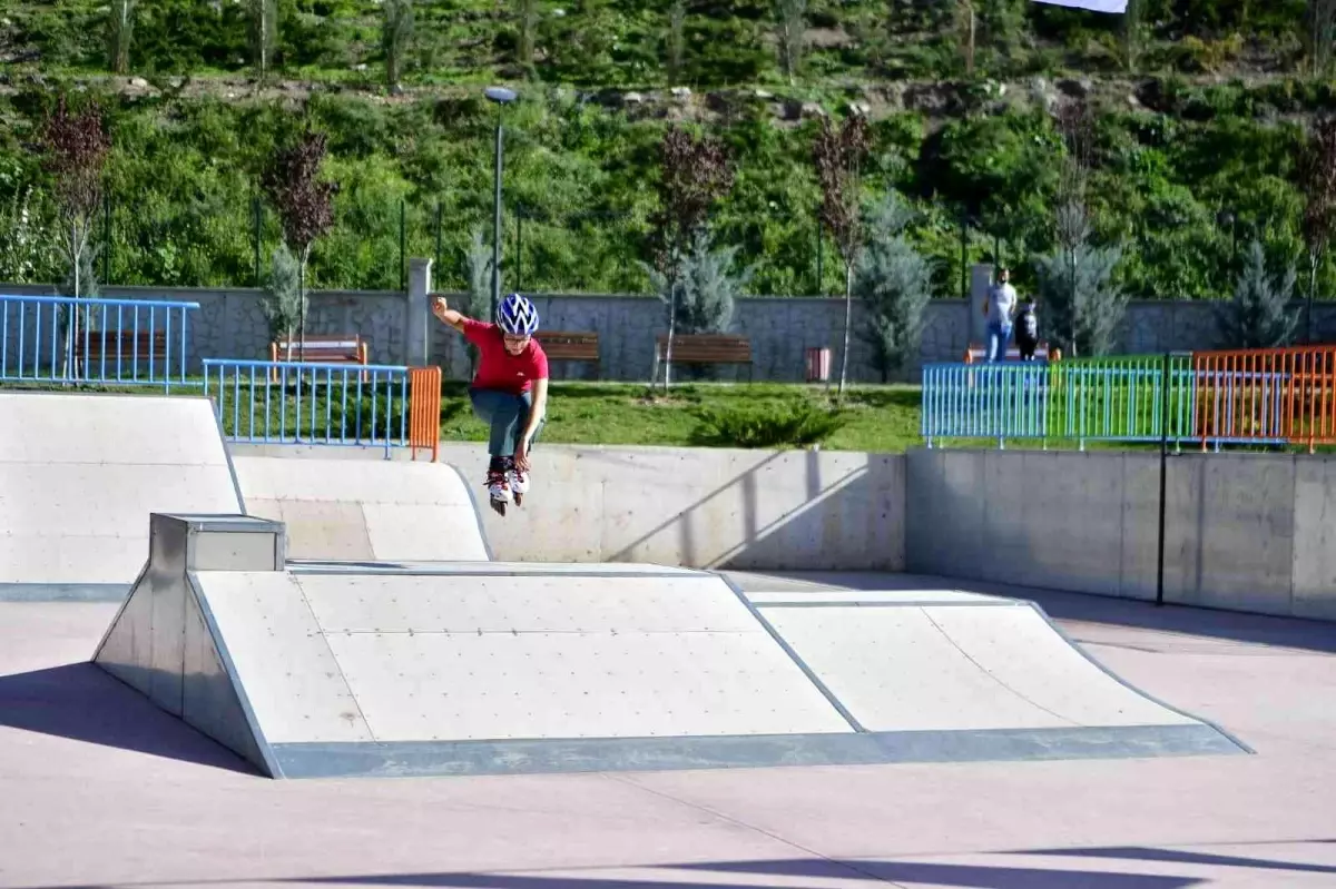 Mamak\'taki Macera Parkı\'nda adrenalin tavan yaptı