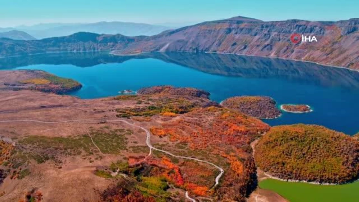 Nemrut Krater Gölü\'nden mest eden görüntüler