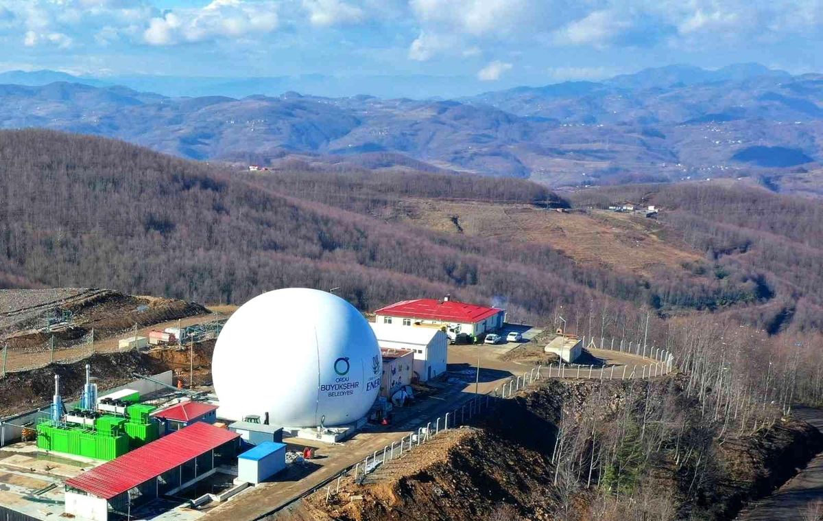Ordu\'da çöpten 3 ayda 2 milyon MWh elektrik üretildi
