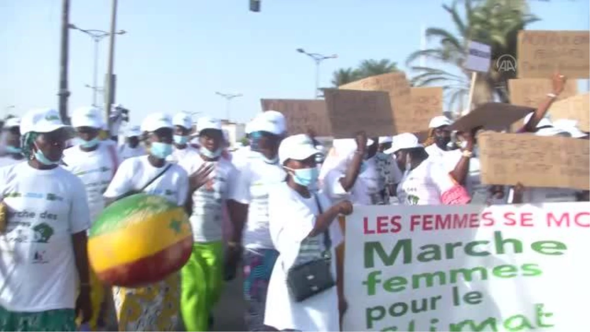Senegalli kadınlar, iklim değişikliğiyle mücadele için yürüdü