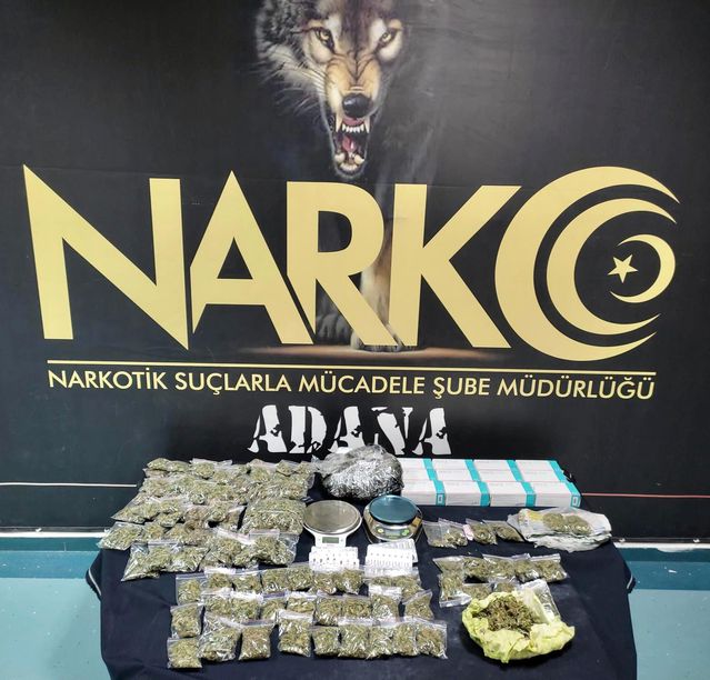 Adana'da uyuşturucu operasyonlarında yakalanan 15 şüpheli tutuklandı