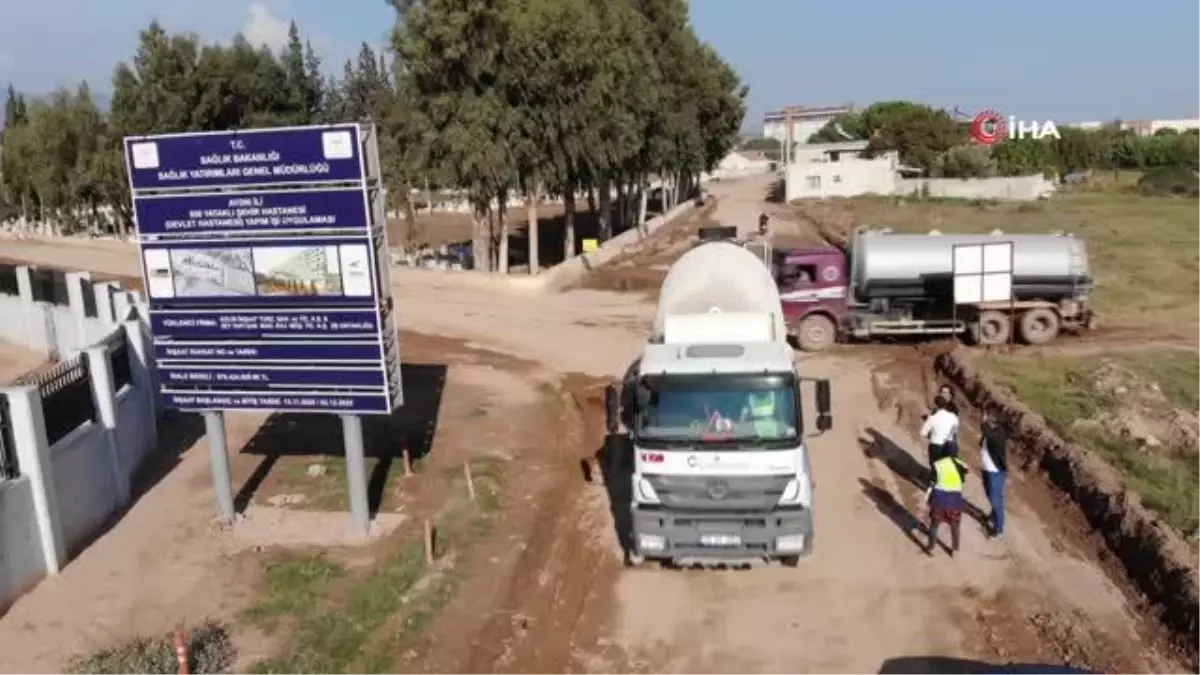 Aydın\'ın sağlık yapısını güçlendirecek \'Aydın Şehir Hastanesi\'nin yapımı tüm hızıyla sürüyor