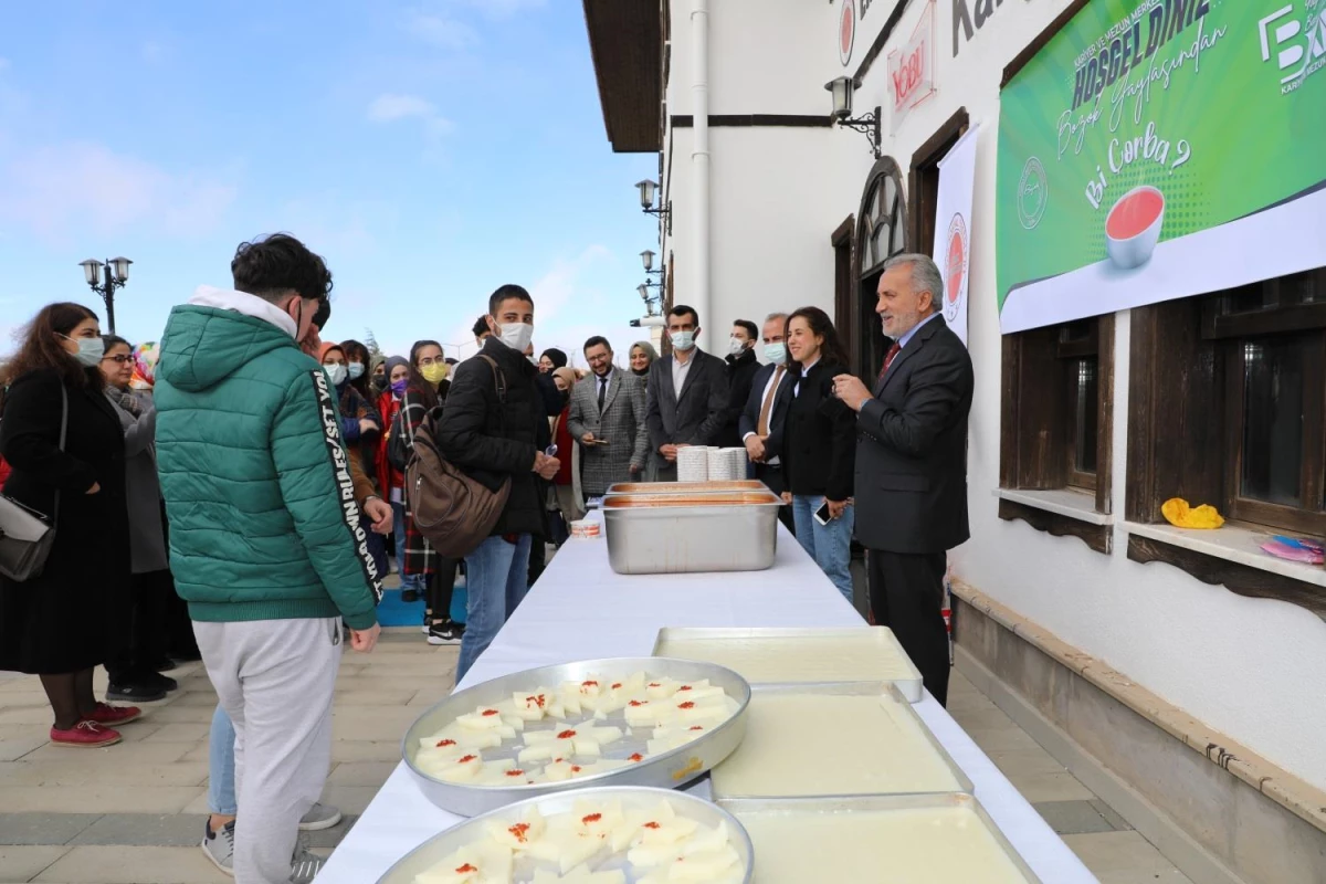 Bozok Üniversitesi öğrencilere arabaşı çorbası ikram etti