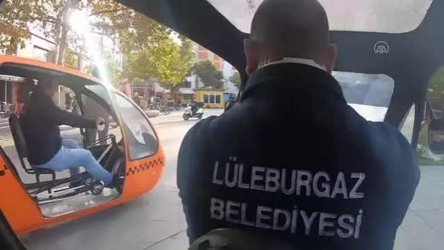 KIKRLARELİ - Lüleburgaz'da bisiklet taksiler bir yılda 4 bin kişiye ücretsiz hizmet verdi