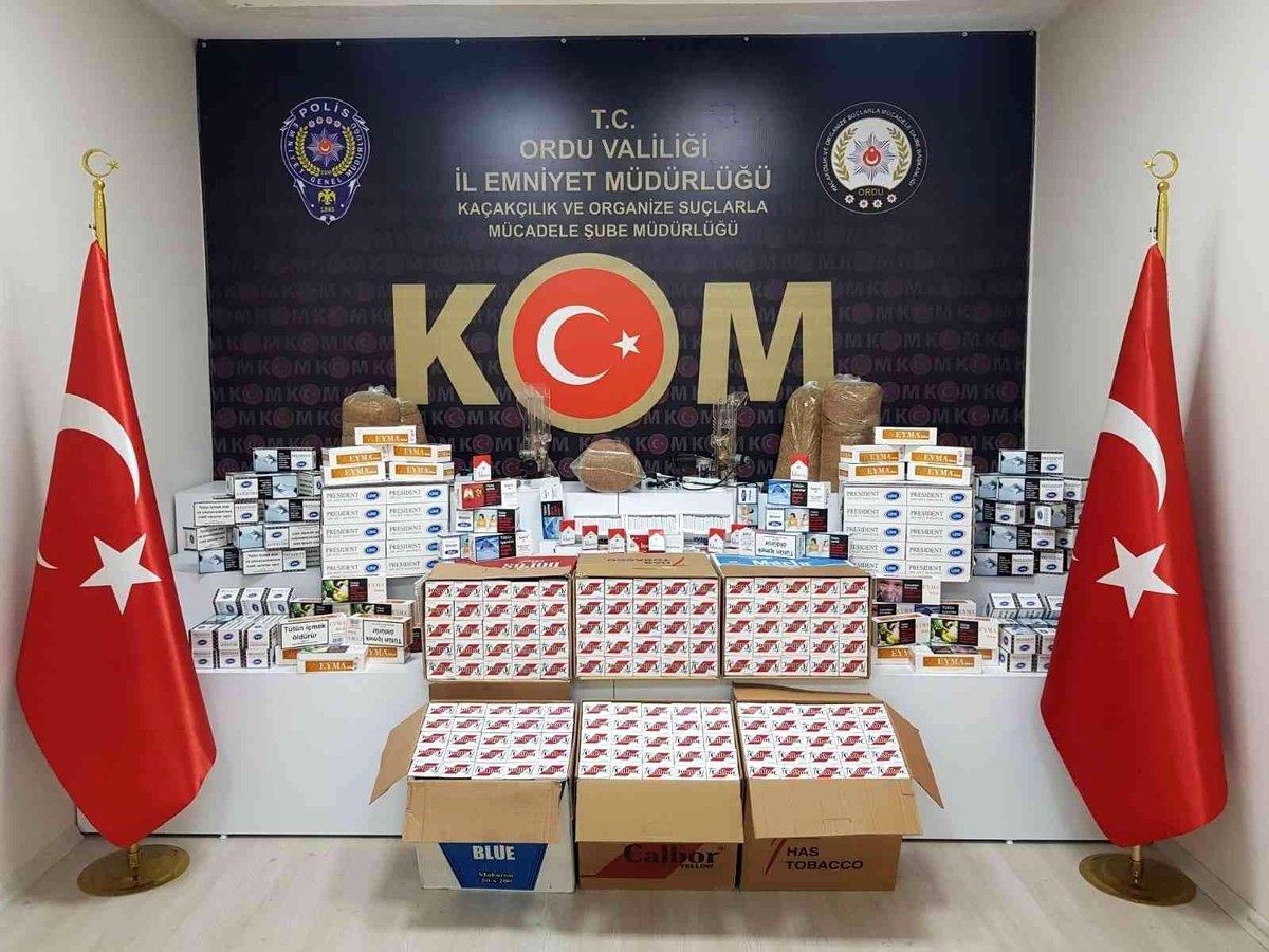 Ordu\'da kaçak tütün mamullerine izin yok