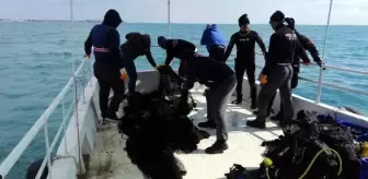 Tekirdağ açıklarında 'hayalet ağ' bulundu