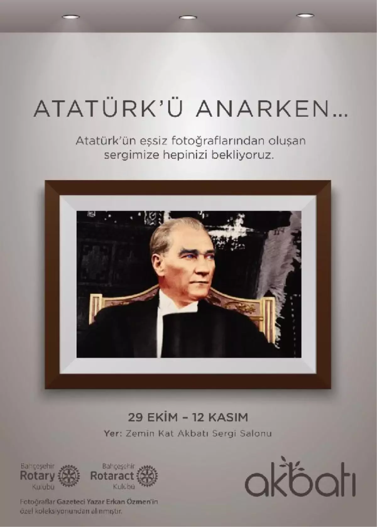 Atatürk\'ün nadir görülen fotoğrafları Akbatı\'da sergilenecek