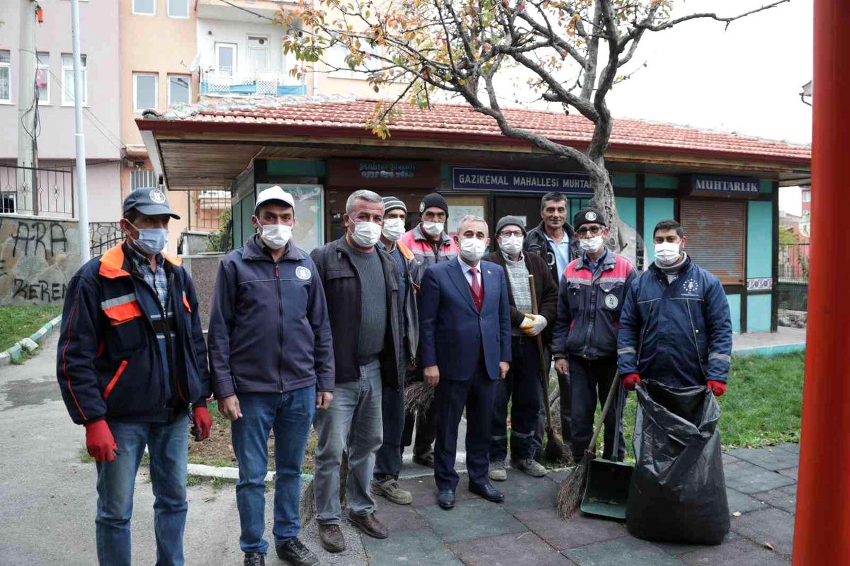 Başkan Işık, Gazi Kemal Mahallesi\'nde