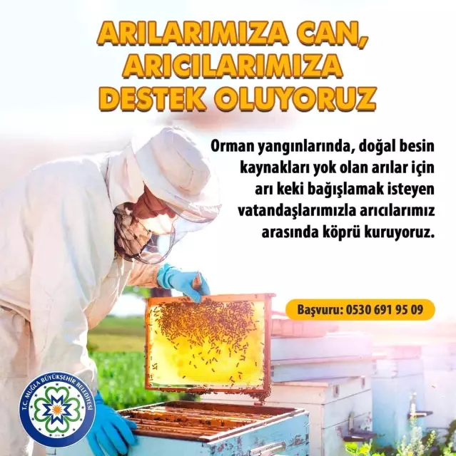 Büyükşehirden Arıcılara destek kampanyası