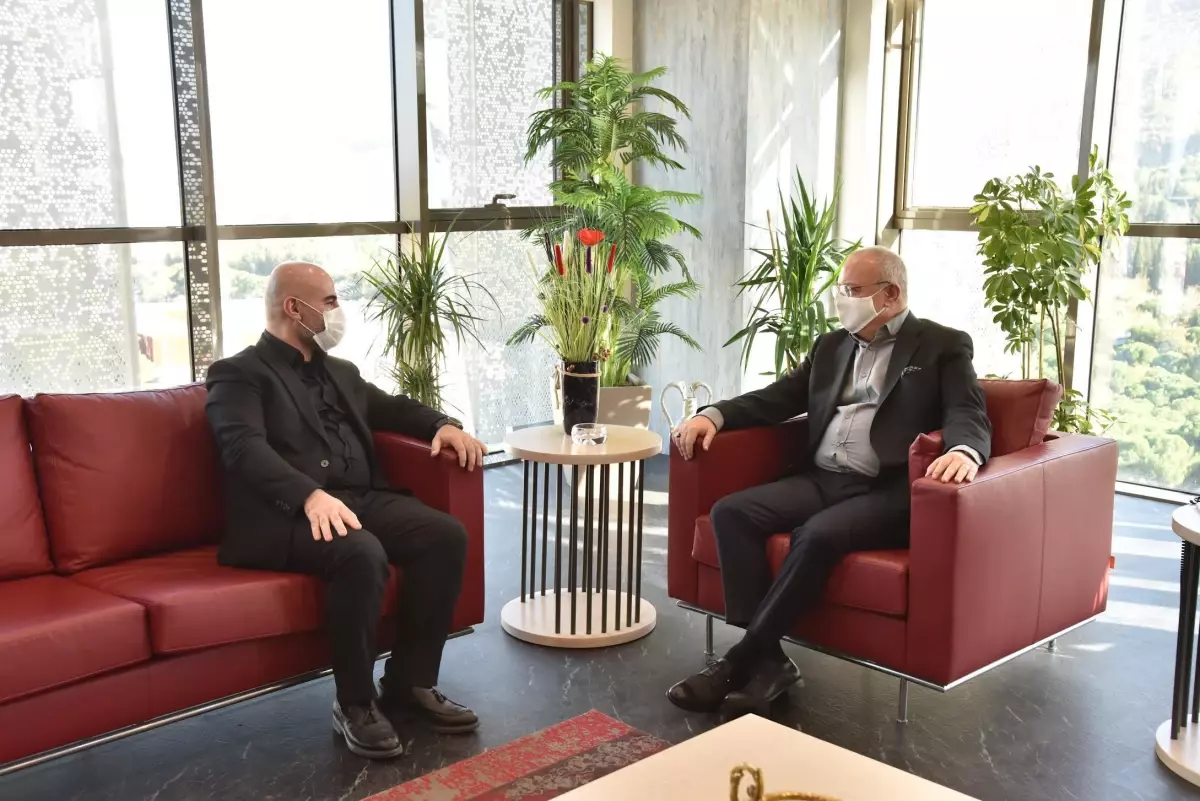 Başkan Ergün, Baro Başkanı Rona\'yı ağırladı