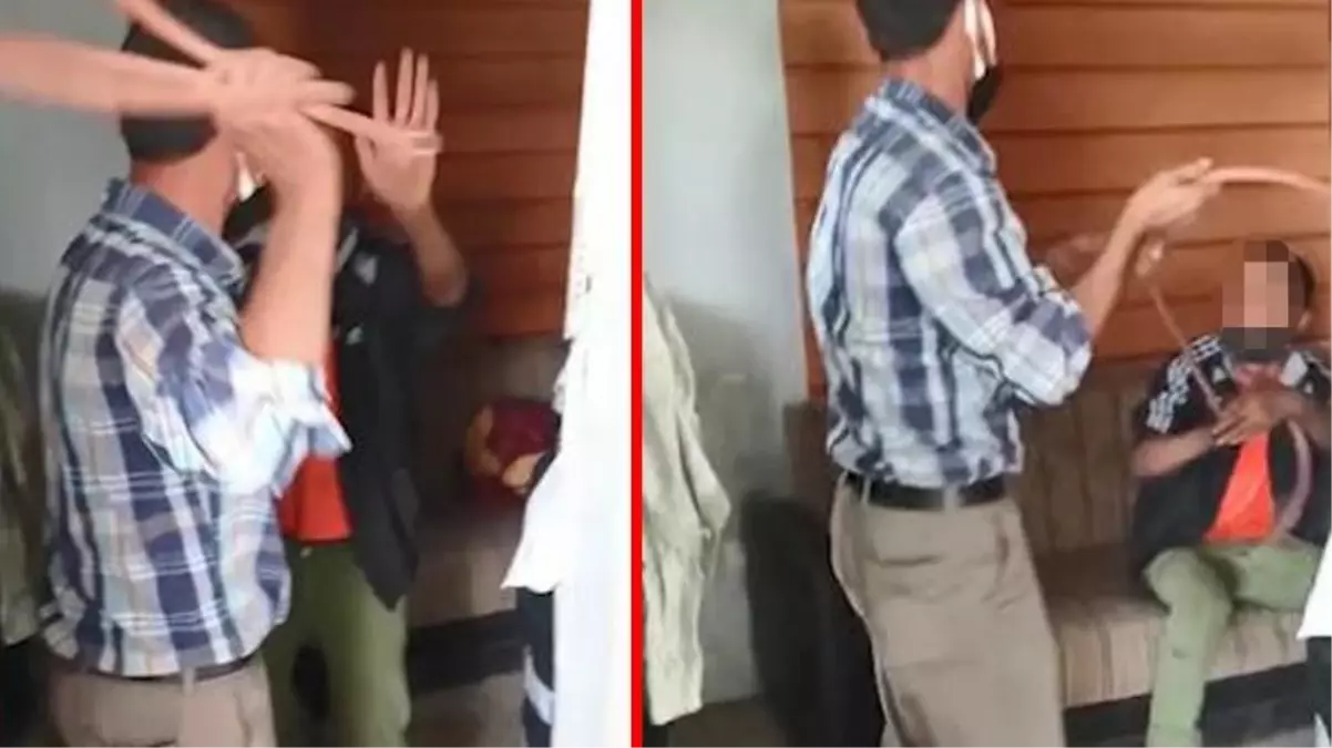 Lastikçi ustası patron, işten çıkmak isteyen çırağını acımadan hortumla dövdü