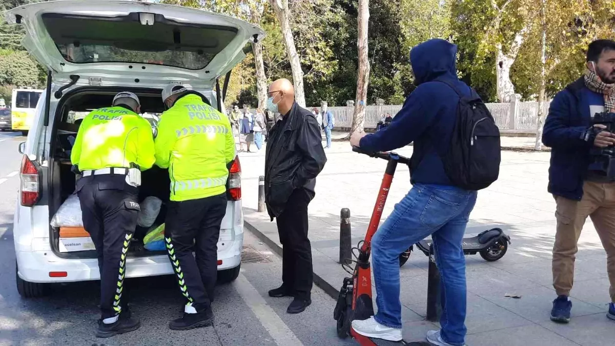 İstanbul\'da elektrikli scooter denetimi