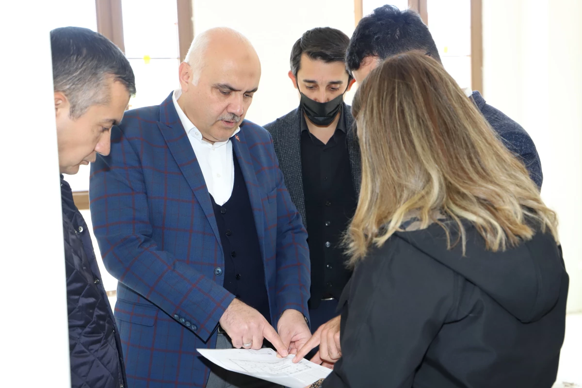 Kızılcahamam Kaymakamı Aksoy ile Başkan Acar, projeleri inceledi
