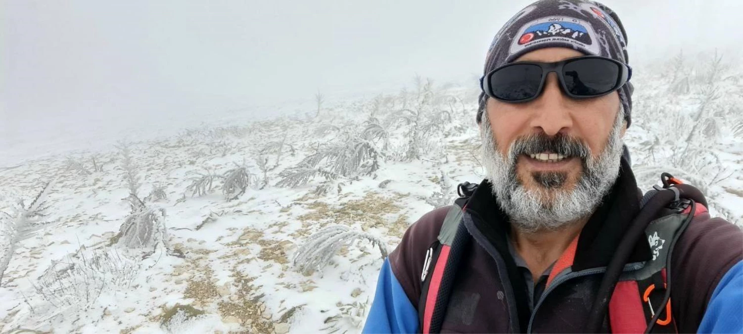 Türkiye\'nin tek solo alpinisti Erdek Cennet, Akdağ\'ın zirvesine tırmandı