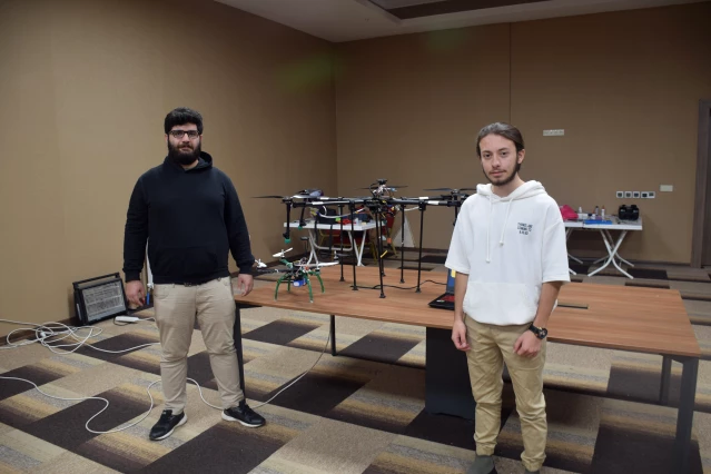 Üniversiteli gençlerden drone yardımıyla nebat hastalıklarını belirleme fail sistem